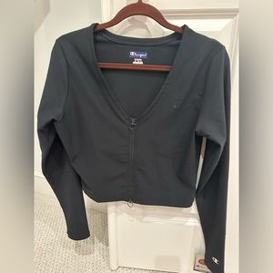 Champion Women's Ribbed Zip Front Cardigan